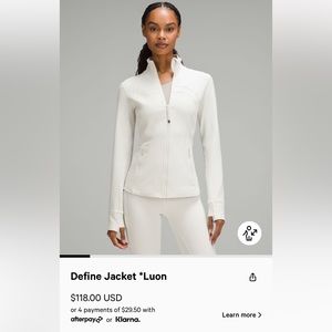 Lululemon Define Jacket